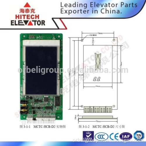 Monarch Elevator LCD display board/7 segment/MCTC-HCB-D2